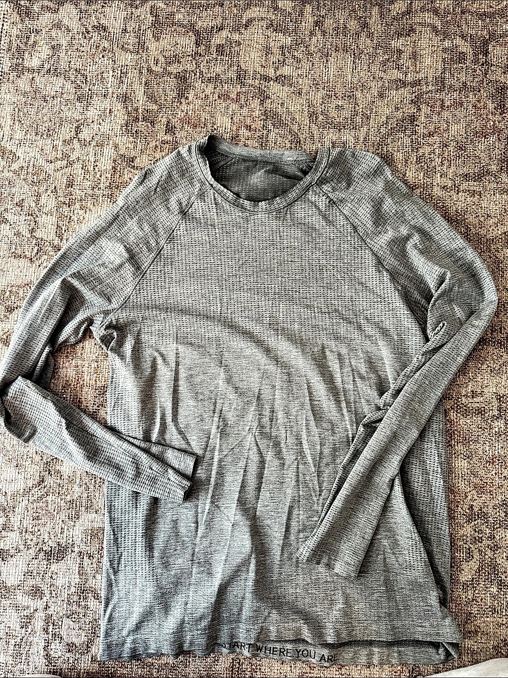 Lululemon Swiftly Tech Long Sleeve Gray Large
